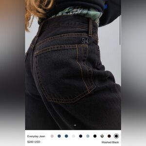 Still Here Everyday Jean - Washed Black